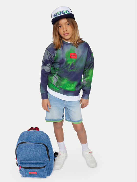 HUGO HUGO Світшот G00351 S Cиній Regular Fit