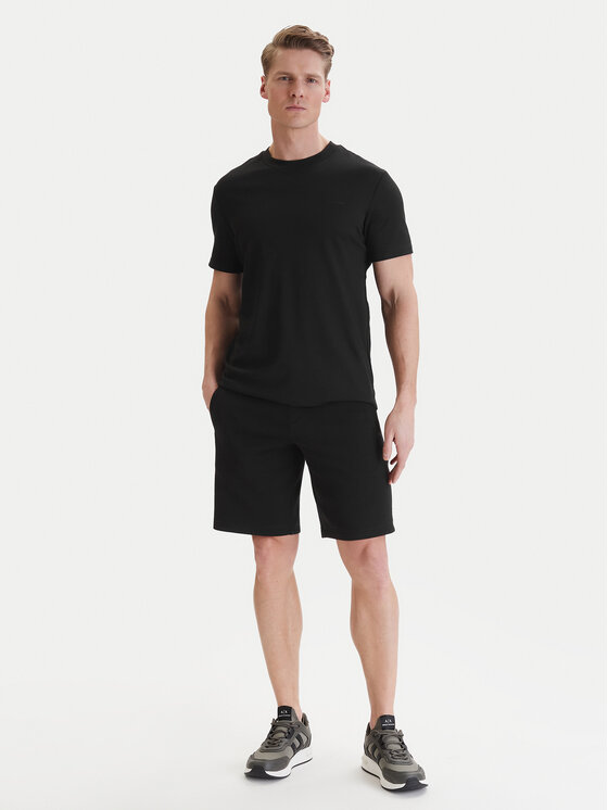 Armani Exchange Armani Exchange Pantaloncini sportivi XM000372 AF10818 Nero Bermuda Fit