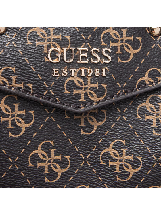 Guess Guess Ročna torba Eco Brenton Tote HWESG8 39023 Rjava