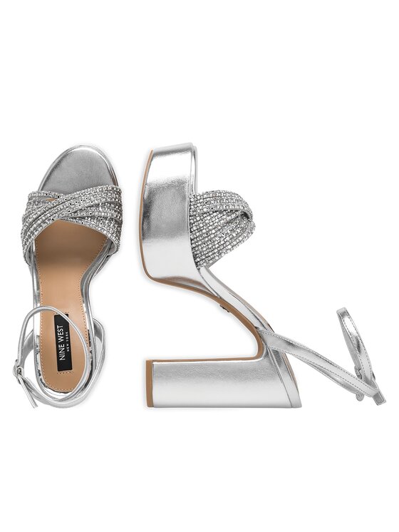 Nine West Nine West Босоніжки WFA2736-1 Срібний