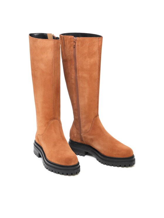 Vero Moda Vero Moda Ботуши Ella 10262652 Кафяв