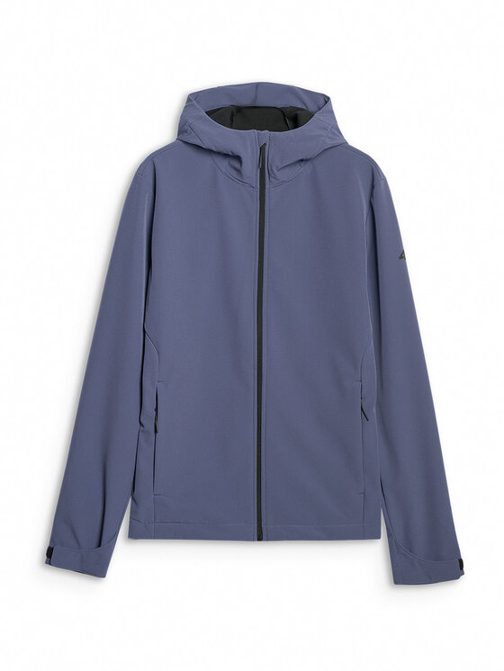 4F 4F Kurtka softshell 4FWAW25TSOFM362-32S Niebieski Regular Fit