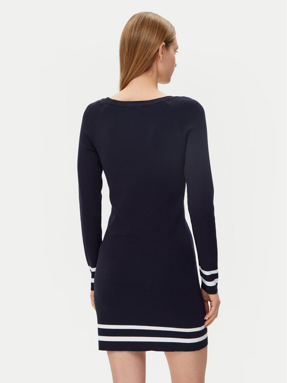 Morgan Morgan Sukienka dzianinowa 251-RMVALI Granatowy Slim Fit