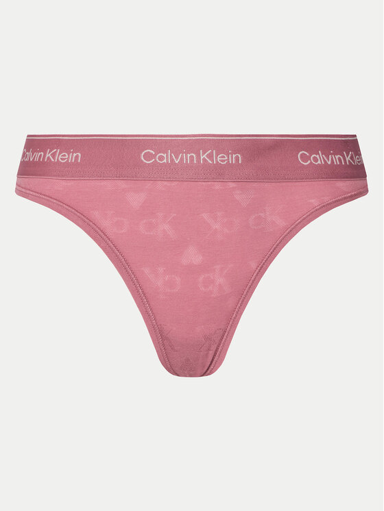 Calvin Klein Underwear Calvin Klein Underwear Chilot tanga 000QF7878E Roz