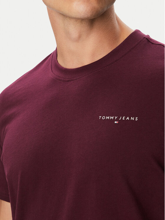 Tommy Jeans Tommy Jeans Marškinėliai DM0DM21780 Violetinė Regular Fit