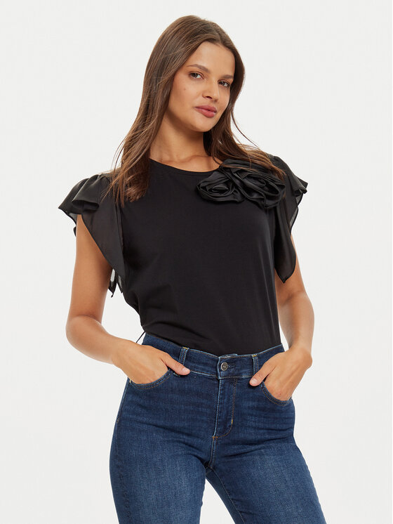 Liu Jo Blúzka WF4183 J5003 Čierna Regular Fit
