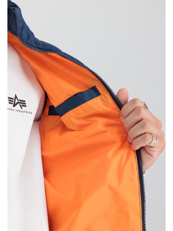 Alpha Industries Alpha Industries Kamizelka AI.138122-697-XXL Granatowy Slim Fit