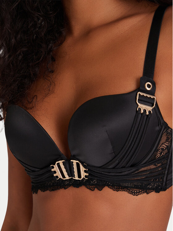 Hunkemöller Hunkemöller Melltartó alsó huzallal Avela 302375 Fekete