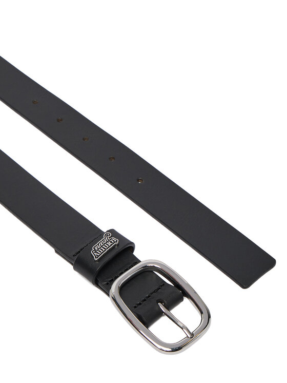 Tommy Jeans Tommy Jeans Pásek Tjw Oval 3.0 Buckle AW0AW18812 Černá