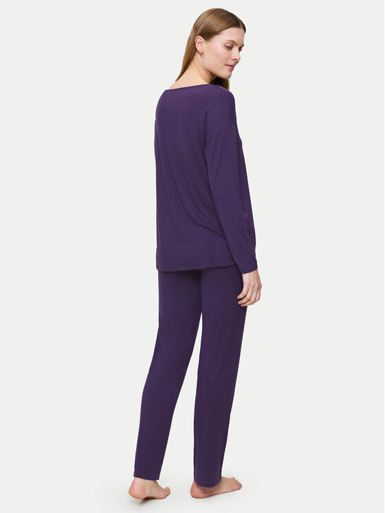Triumph Triumph Pižama Timeless Sensuality 10221061 Violetinė Regular Fit