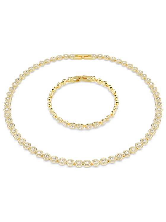 Swarovski Swarovski Naszyjnik zestaw Una Angelic 5720506 Złoty