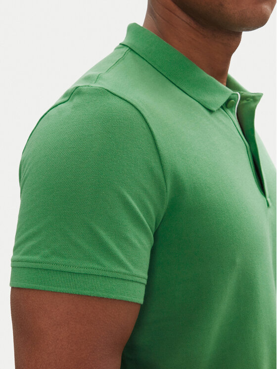 Tommy Jeans Tommy Jeans Polo DM0DM20676 Zielony Slim Fit