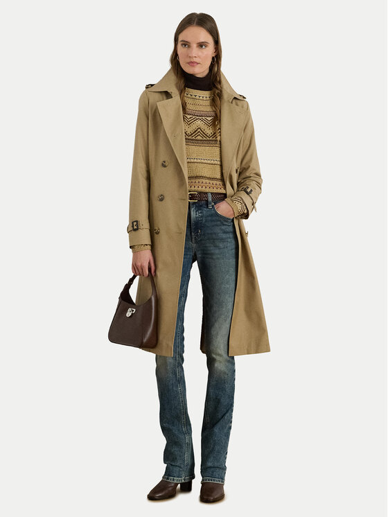 LAUREN RALPH LAUREN LAUREN RALPH LAUREN Tenchcoat 297951255004 Beige Regular Fit