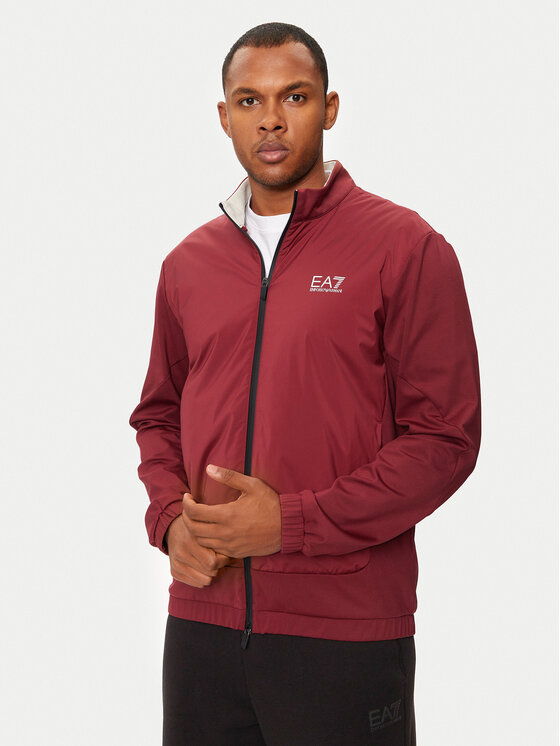 EA7 Emporio Armani EA7 Emporio Armani Mikina 6DPM85 PJUFZ Bordó Regular Fit