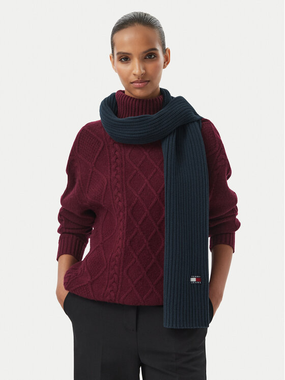 Tommy Hilfiger Tommy Hilfiger Sciarpa Heritage AW0AW18983 Blu scuro