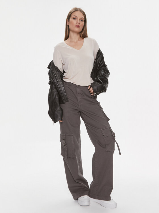 ONLY ONLY Bluse 15310209 Écru Regular Fit