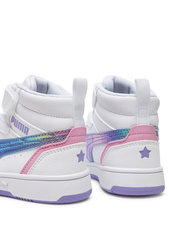 Puma Puma Sneakersy Rebound V6 Mid Bouncy Sky Ac+ Ps 398726 01 Biały