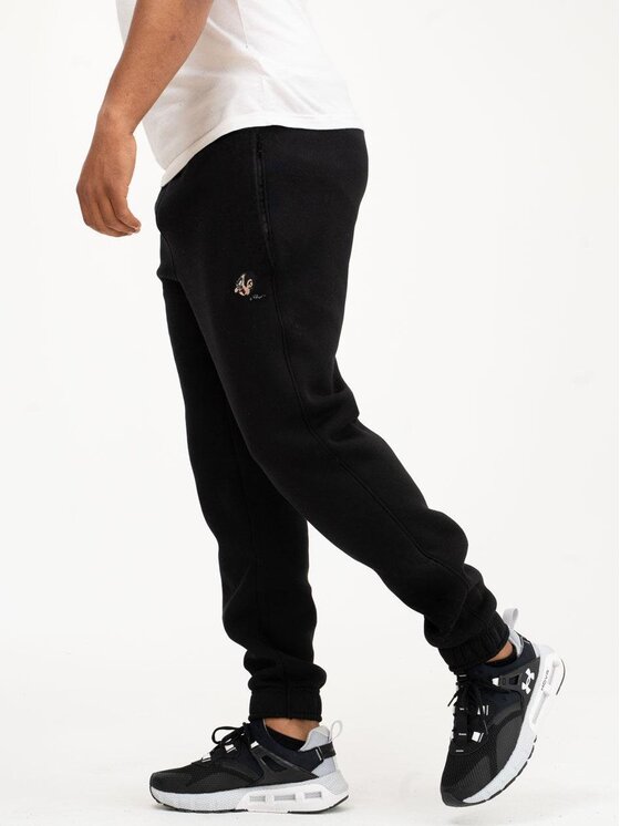 Smerfy Smerfy Spodnie dresowe Spodnie Dresowe Męskie Czarne Smerfy Gargamel XL Czarny Regular Fit