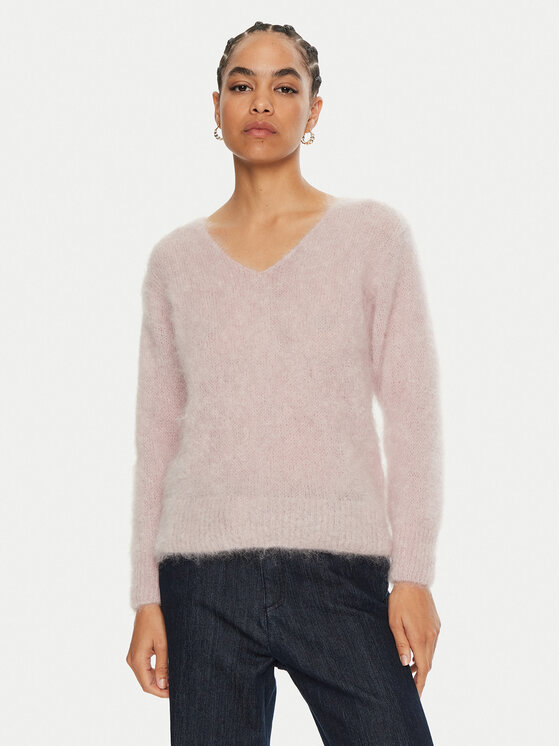 Dixie Dixie Džemper M277K009A Ružičasta Relaxed Fit