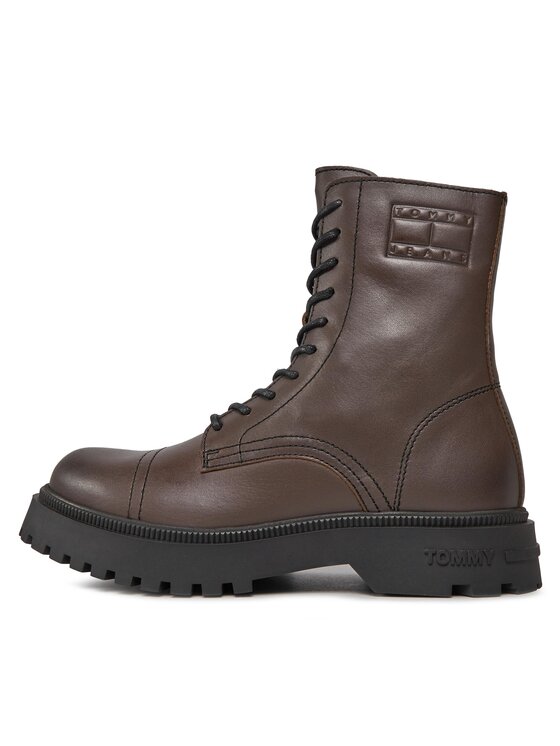 Tommy Jeans Tommy Jeans Kozaki Tjm Casual Boot EM0EM01244 Brązowy
