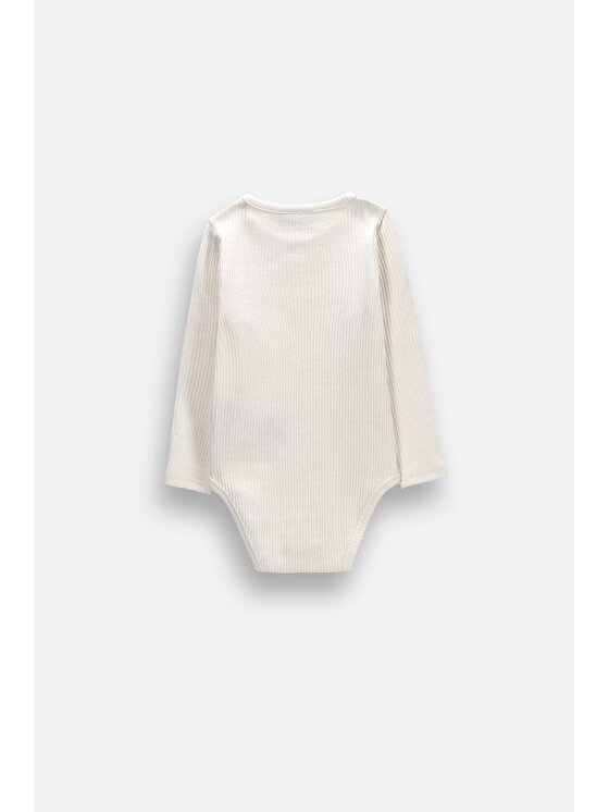 Coccodrillo Coccodrillo Body dziecięce ZC6112102SUN-003 Kremowy Regular Fit