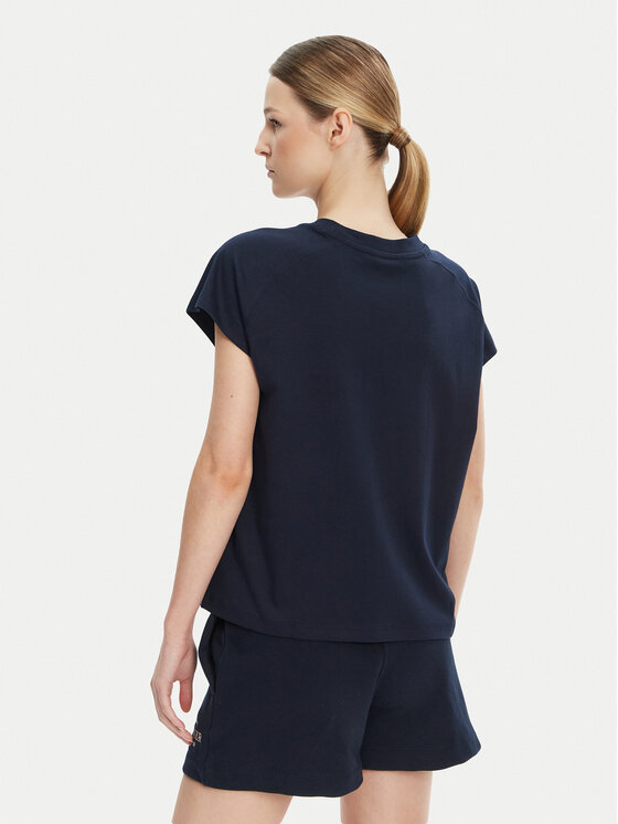 Tommy Hilfiger Tommy Hilfiger Tričko WW0WW46113 Tmavomodrá Regular Fit