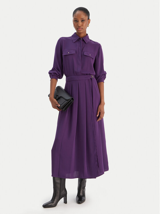 Liu Jo Liu Jo Vestito chemisier MF5145 T4241 Viola Regular Fit