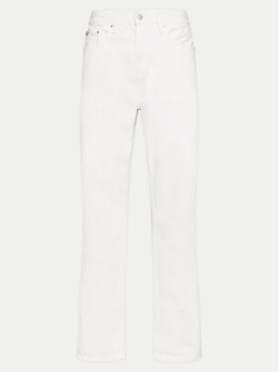 Calvin Klein Jeans Calvin Klein Jeans Jeans hlače 90's J30J325580 Bela Straight Fit