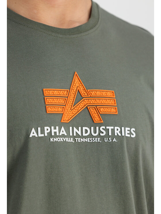 Alpha Industries Alpha Industries T-Shirt AI.100501RB-142-XXL Khaki Basic Fit