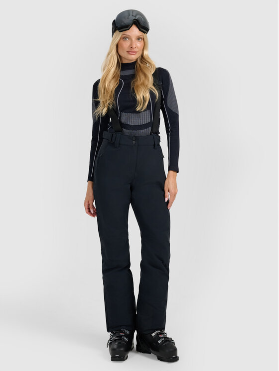 4F 4F Spodnie narciarskie SKIWEAR Czarny Regular Fit