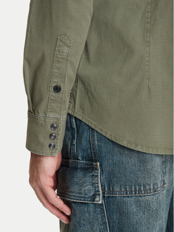G-Star Raw G-Star Raw Košeľa Dakota D23616-D920 Zelená Slim Fit