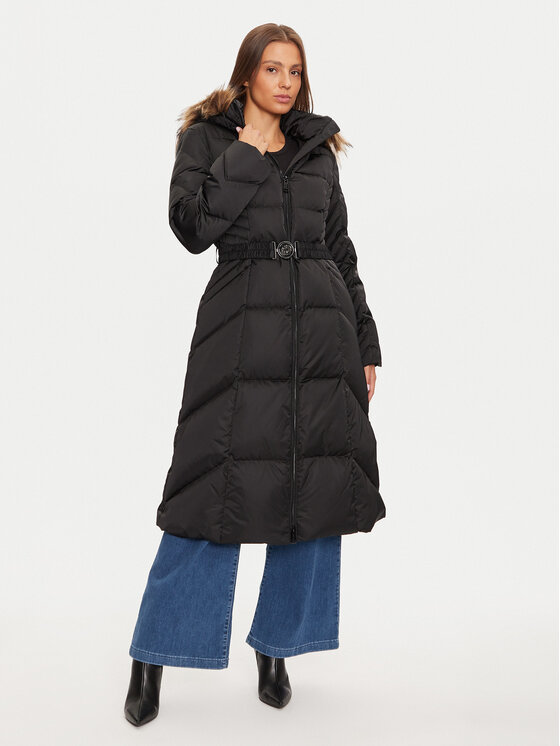 Guess Guess Zimski plašč New Olga W4BL41 WEX52 Črna Regular Fit