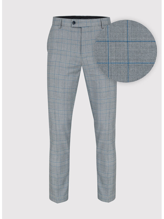 Pako Lorente Pako Lorente Spodnie garniturowe P23SF-6G-025 Szary Slim Fit