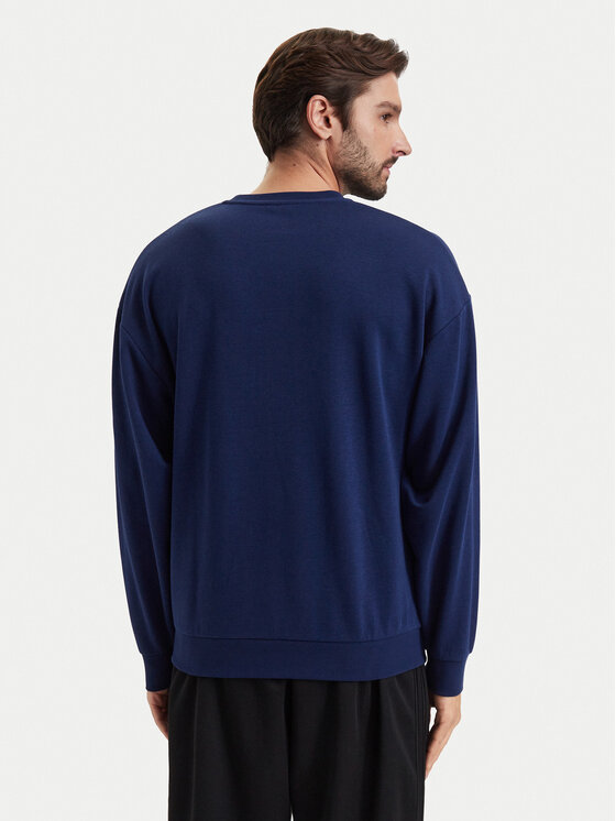 adidas adidas Jopa Seasonal Essentials Collegiate French Terry Crew Sweatshirt KG0514 Modra Regular Fit