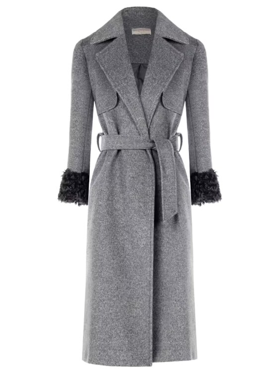Rinascimento Rinascimento Cappotto Cappotto donna Grigio Regular Fit