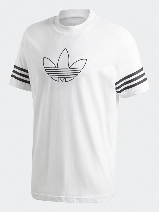 Adidas outline tee black online