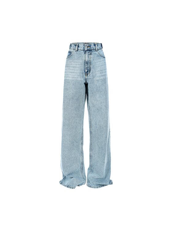 MissDenim MissDenim Spodnie damskie Baggy Niebieski Boyfriend Fit