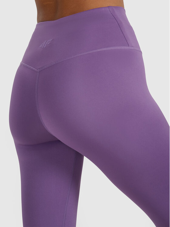 4F 4F Legginsy MULTI ACTIVE Różowy ciemny Slim Fit