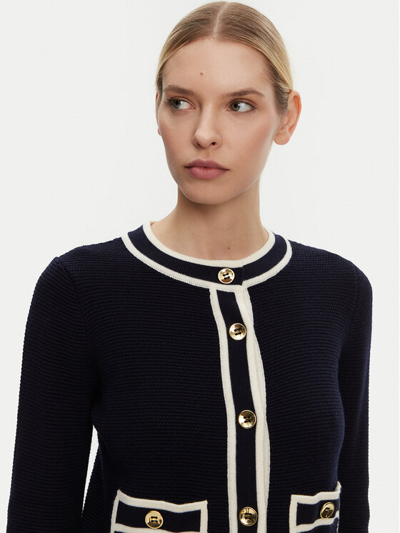 Luisa Spagnoli Luisa Spagnoli Kardigan Macori 58615 Czarny Slim Fit