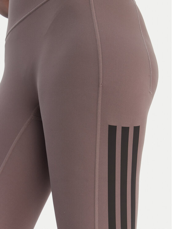 adidas adidas Leggings Optime Workout 3-Stripes KE7530 Szürke Slim Fit