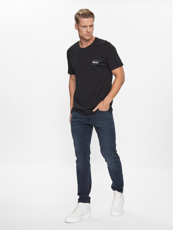 BOSS Boss T-krekls 50495484 Melns Regular Fit