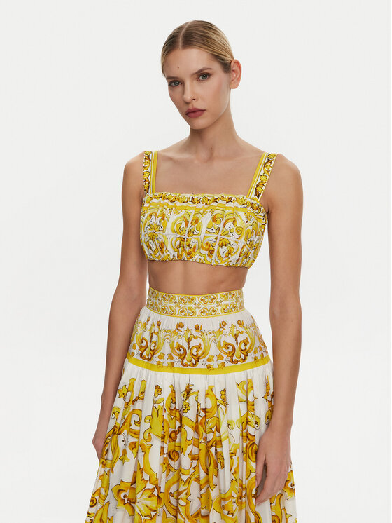 Dolce&Gabbana Dolce&Gabbana Top F755PT HH5EA Žlutá Regular Fit