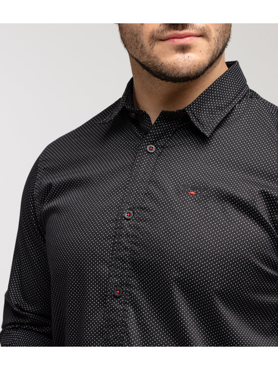 Lee Cooper Lee Cooper Koszula REY 59ZM Czarny Regular Fit