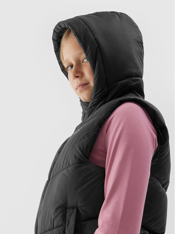 4F 4F Liemenė 4FJAW23TVJAF045 Juoda Regular Fit