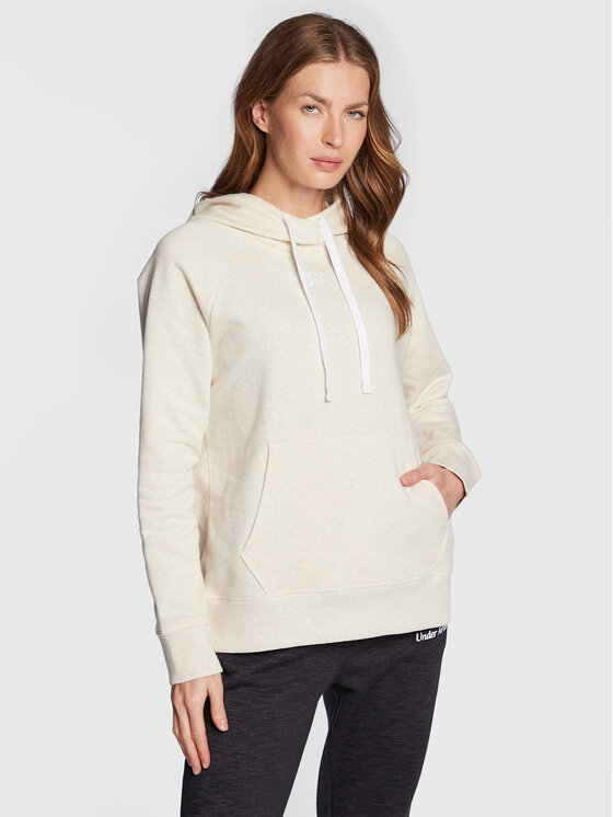 Under Armour Under Armour Bluza Ua Rival Fleece Hb 1356317 Beżowy Regular Fit