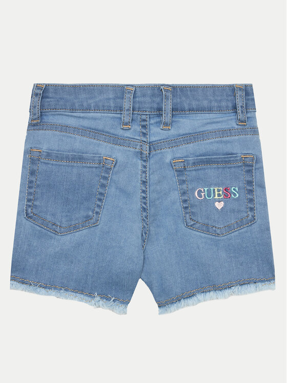 Guess Guess Džínsové šortky K4GD19 D4CA0 Modrá Regular Fit
