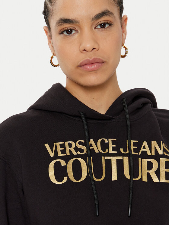 Versace Jeans Couture Versace Jeans Couture Mikina 78HAIT01 Černá Regular Fit
