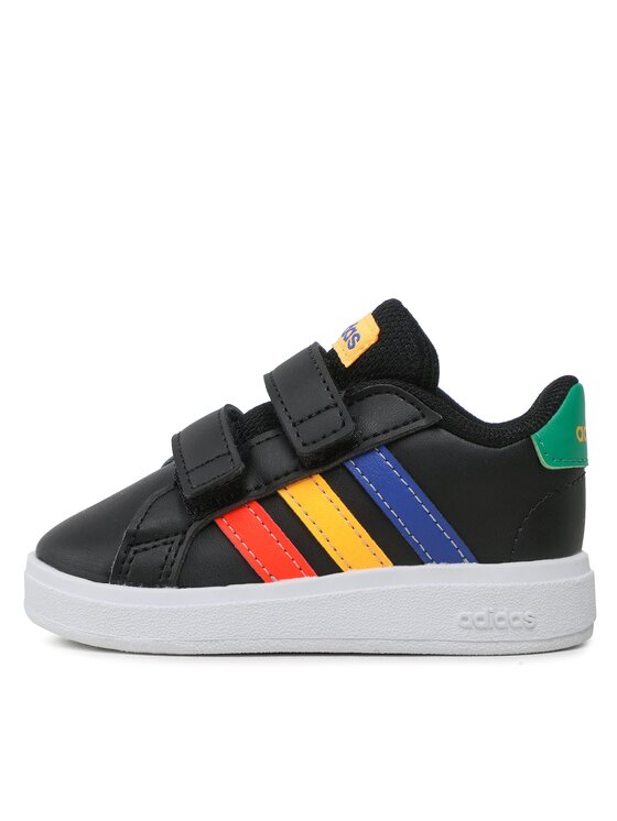 adidas adidas Sneakersy Grand Court Lifestyle Hook and Loop Shoes HP8918 Černá