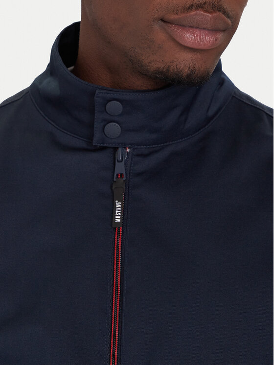 Mustang Mustang Bunda bomber 1016889 Tmavomodrá Regular Fit