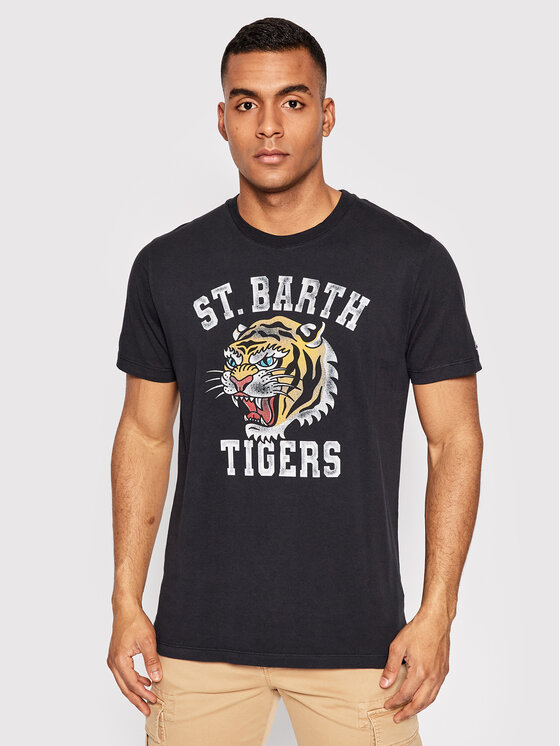 MC2 Saint Barth T shirt Jack JACK001 00196B Noir Regular Fit Modivo